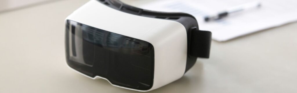 a vr headset for a wedding
