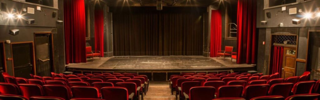 Alhambra Theatre in bradford set up for a wedding