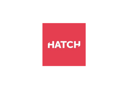 red and white hatch group logo