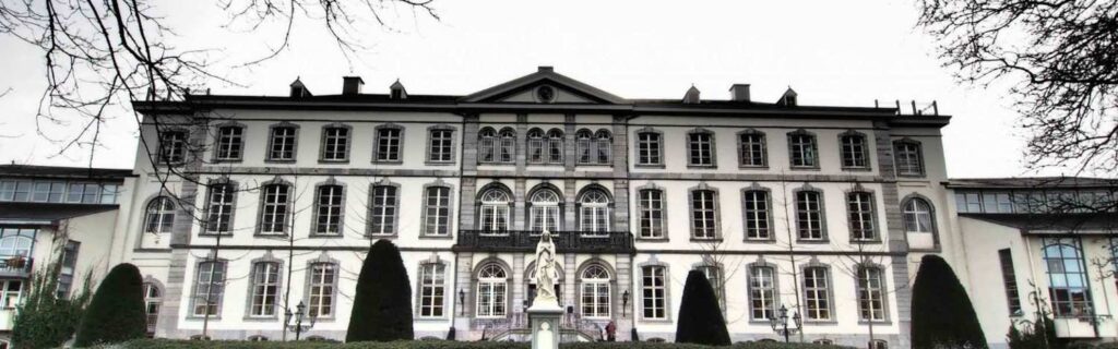 upward view of oulton wedding manor in leeds