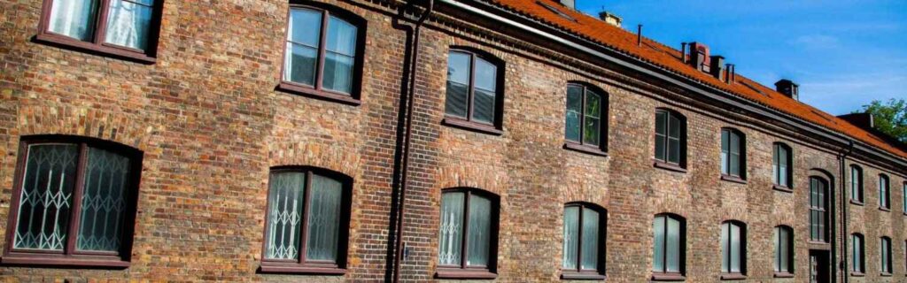 outside view of the tetley in leeds against a blue sky