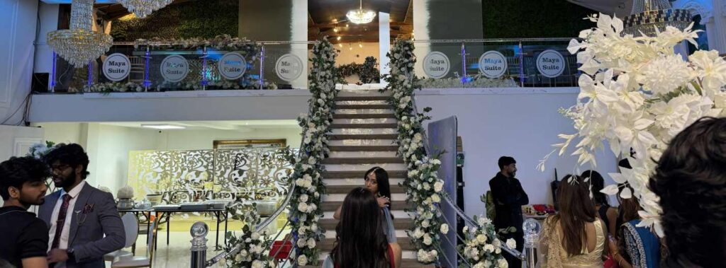 foyet area of maya suite during an event